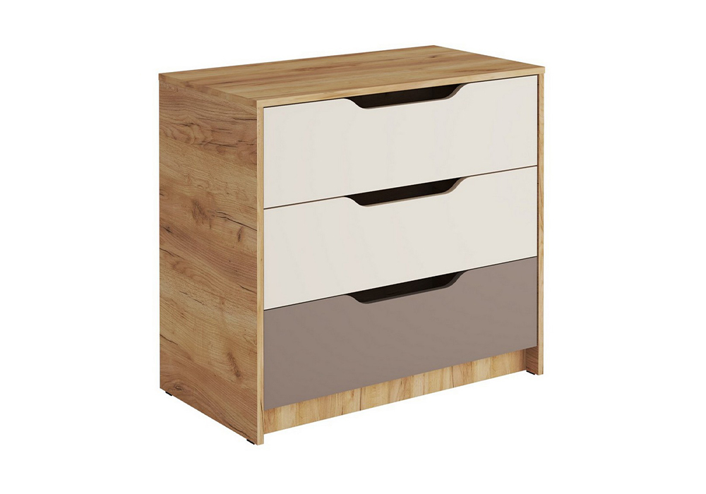 Комод Rich дуб крафт золотой / миндаль / глиняный серый