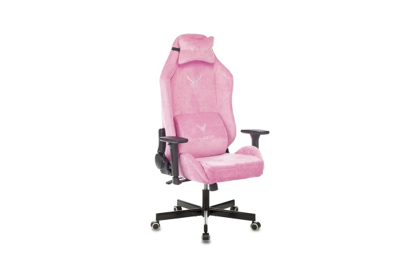 Кресло игровое Бюрократ Knight N1 розовое