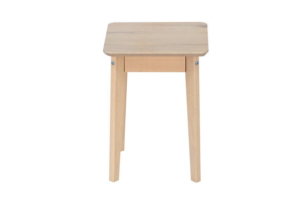 Табурет на венских ножках выбеленная береза