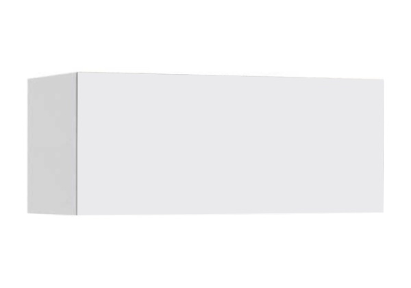 Тумба навесная Флорис 3 белый глянец / белый